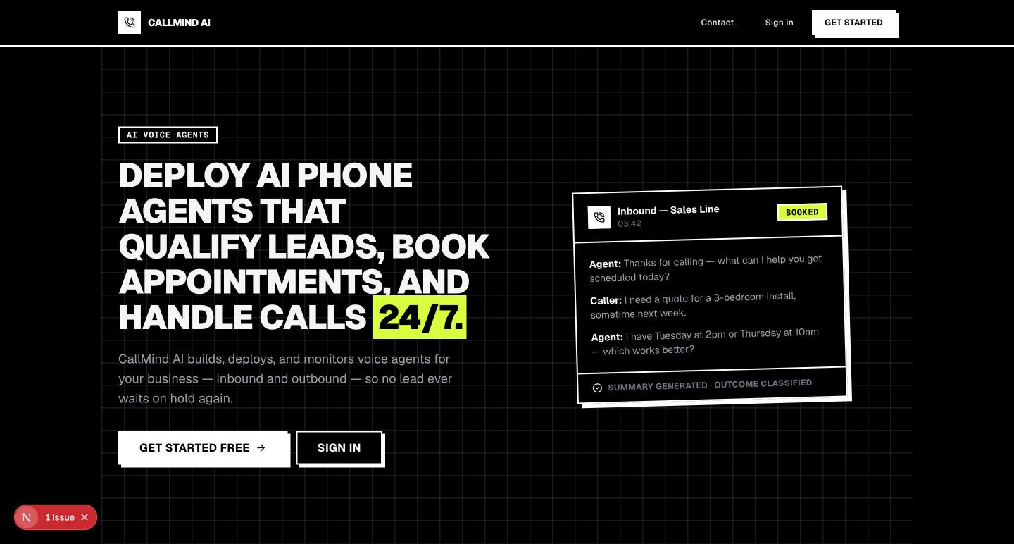 CallMind AI — Voice Agent Platform